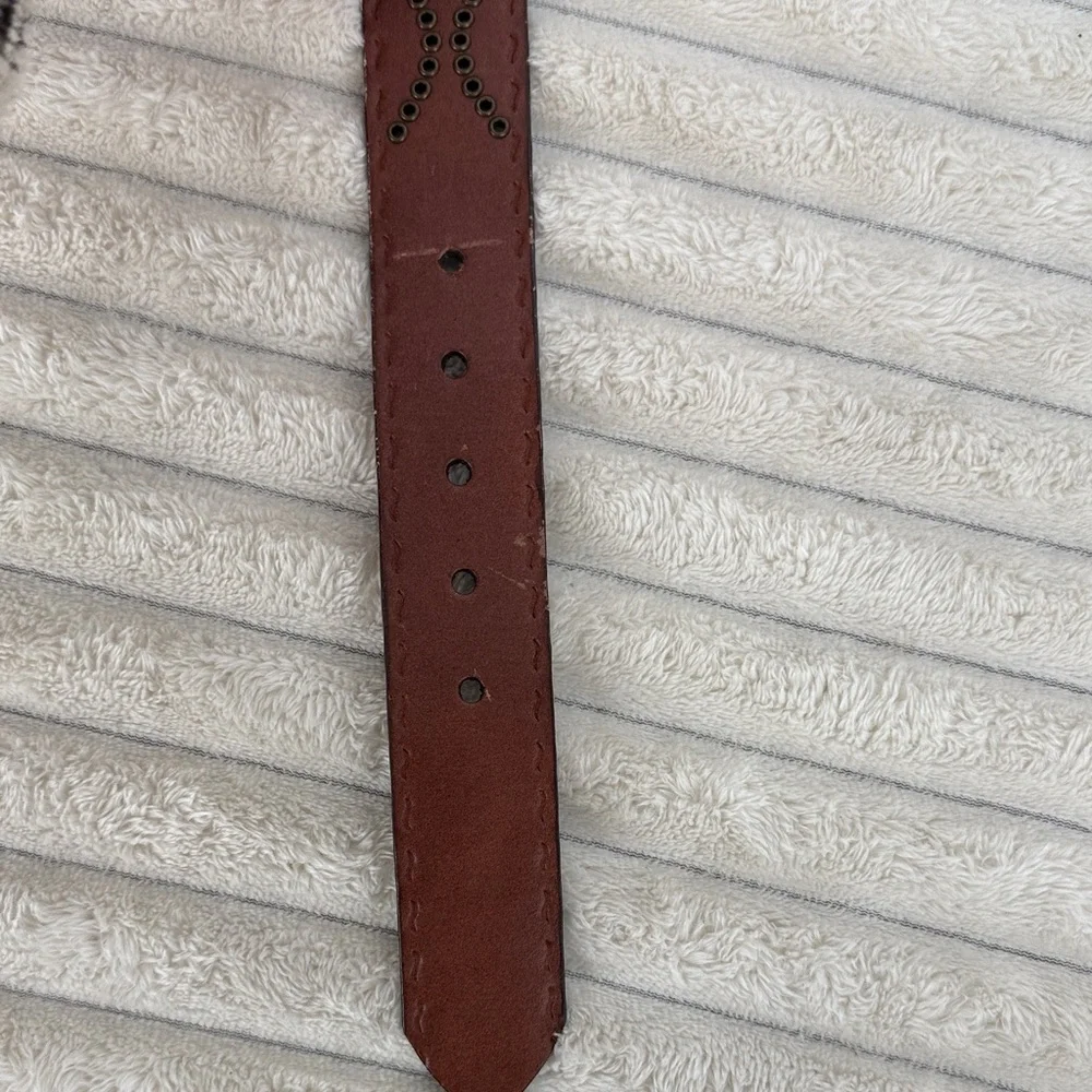 Vtg Faded Glory Brown Belt size large